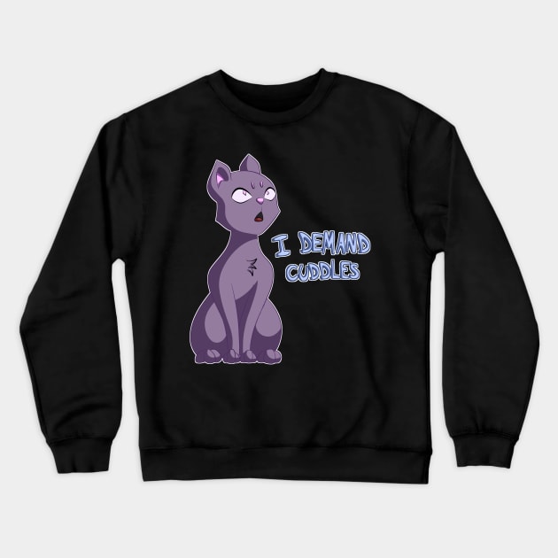 Needy cat Crewneck Sweatshirt by Aleina928